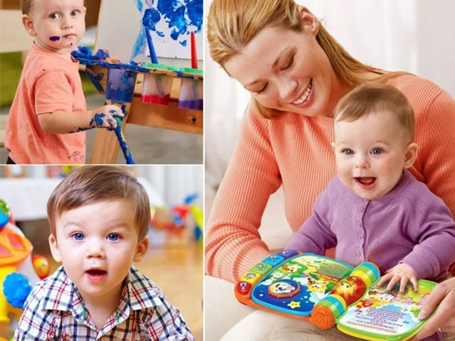 یادگیری و بازی کردن کودک 1 تا 2 سال