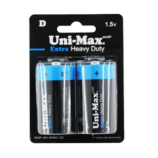 باتری قلمی بزرگ 2عددی Uni Max مدل Extra Heavy Duty