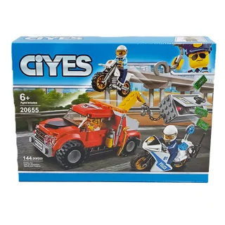 بازی ساختنی لگو امداد خودرو برند CITYES کد 20655