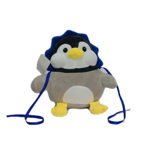 عروسک پنگوئن کلاه دار 23 سانتي