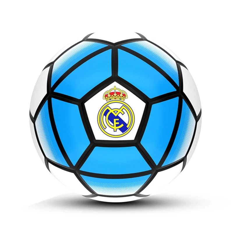 توپ فوتبال چرمی باشگاه رئال مادرید سایز 5