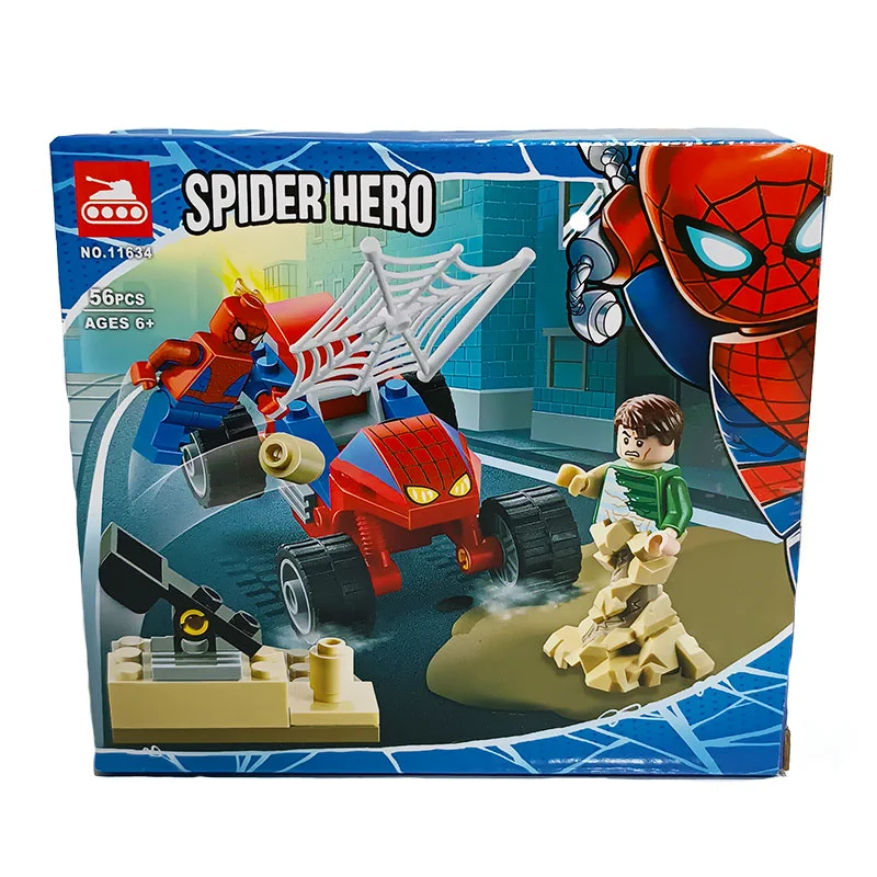 بازی ساختنی لگو اسپایدر من برند Spider Hero کد 11634