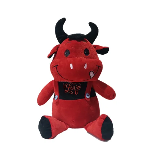 عروسک گاو قرمز کریستال سایز 2