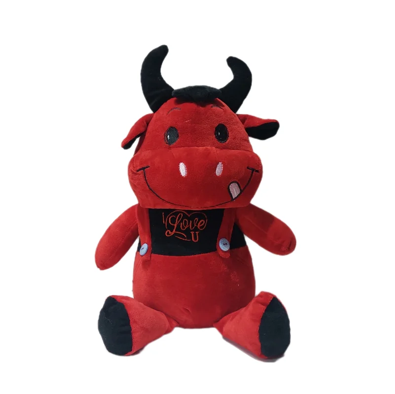 عروسک گاو قرمز کریستال سایز 2