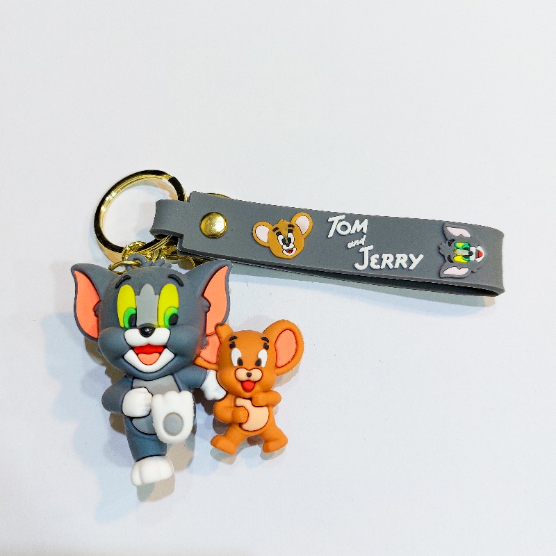 جاکلیدی سیلیکونی طرح تام و جری