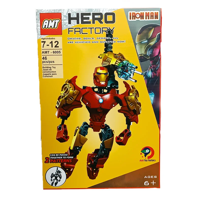 بازی ساختنی لگو HERO شخصیت برند AMT کد 6005