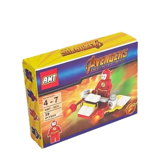 بازی لگو ساختنی اونجرز فلش و کاپیتان آمریکا با سفینه فضایی برند AMT