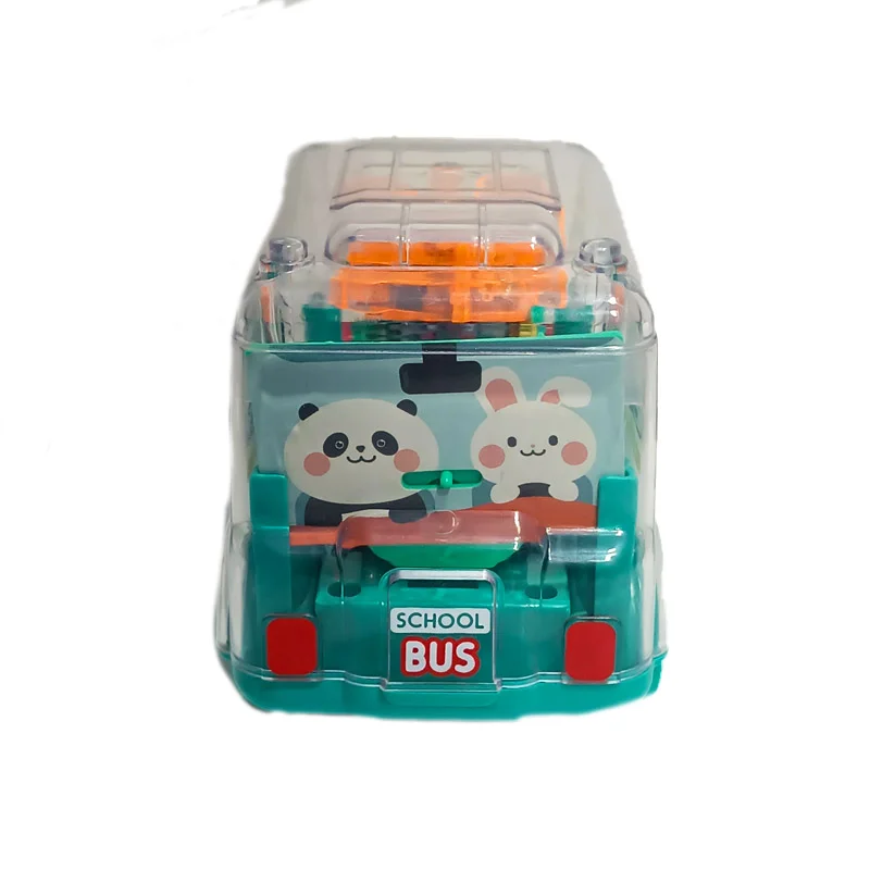 اسباب بازی اتوبوس چرخ دنده چراغدار