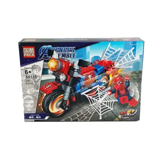 بازی لگو ساختنی موتوری شخصیت مرد عنکبوتی (spider man) مدل Super Heroes