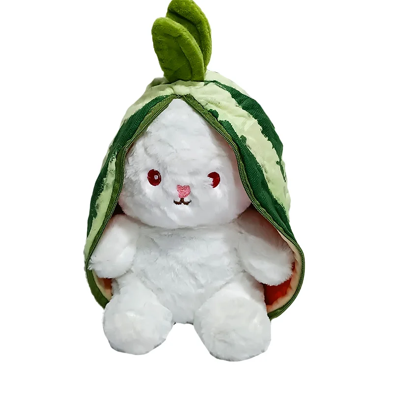 عروسک خرگوش هندوانه سوپرایزی 25 سانتی