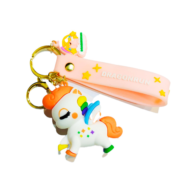 جاکلیدی سیلیکونی طرح اسب پونی سفید