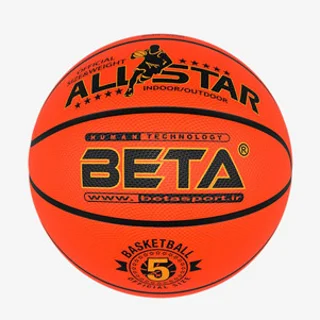 توپ بسکتبال لاستيکي نمره 5-آلستار